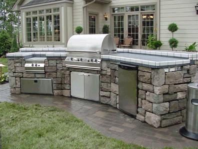 custom outdoor patio grill