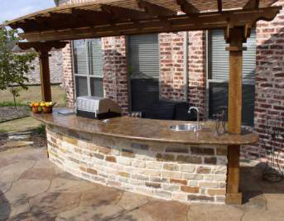 custom outdoor bar